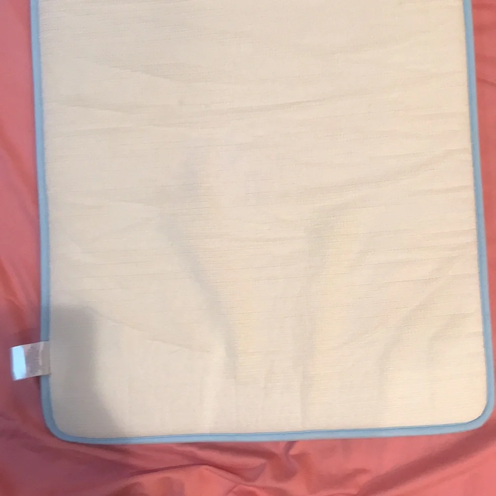 Mohawk Rug Powder Blue Mohawk Memory Foam Bath Rug 22”x 58”
