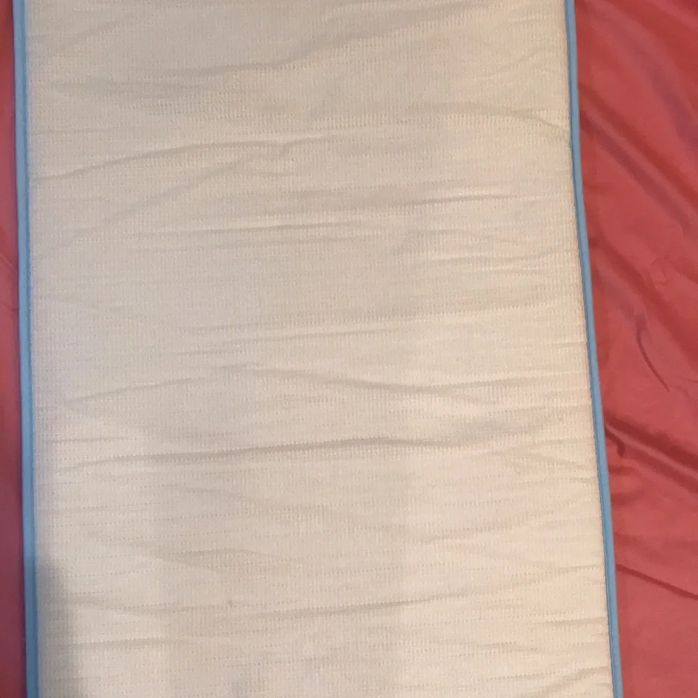 Mohawk Rug Powder Blue Mohawk Memory Foam Bath Rug 22”x 58”