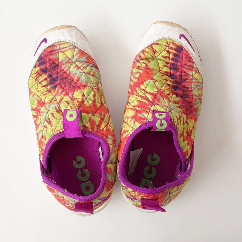 Nike ACG Moc 3.0 8.5 Men's Tie Dye Quilted Slip On Shoes CW2463-300