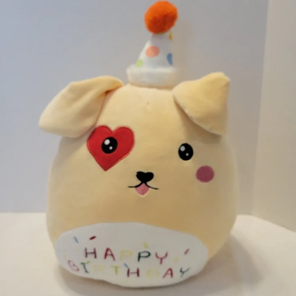 Yangzhou STEP Toys Light Up HAPPY Birthday Squishmallow type plush 16