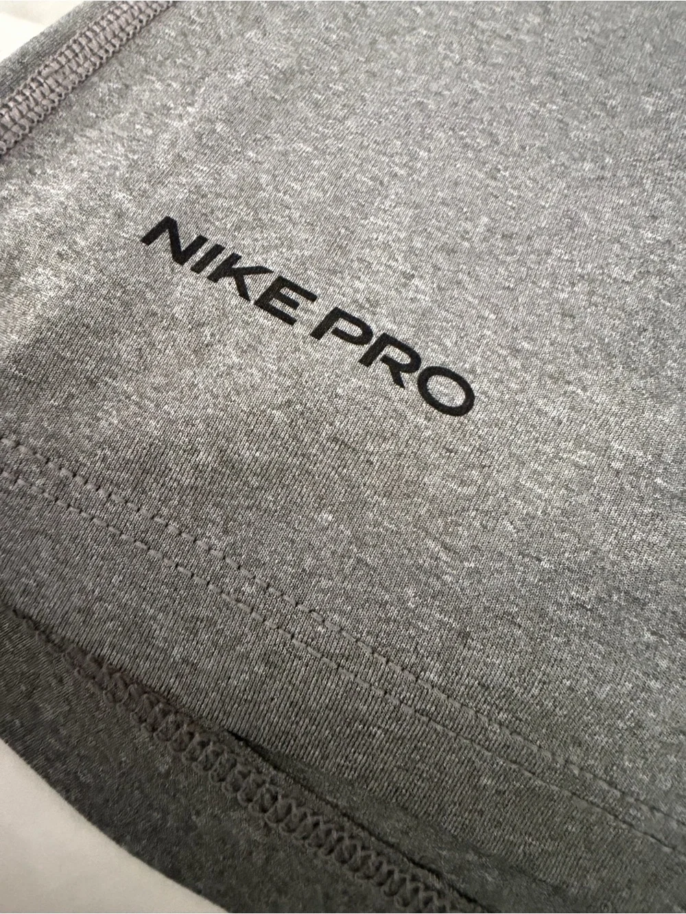 Nike Gray Short Sleeve Logo Tee