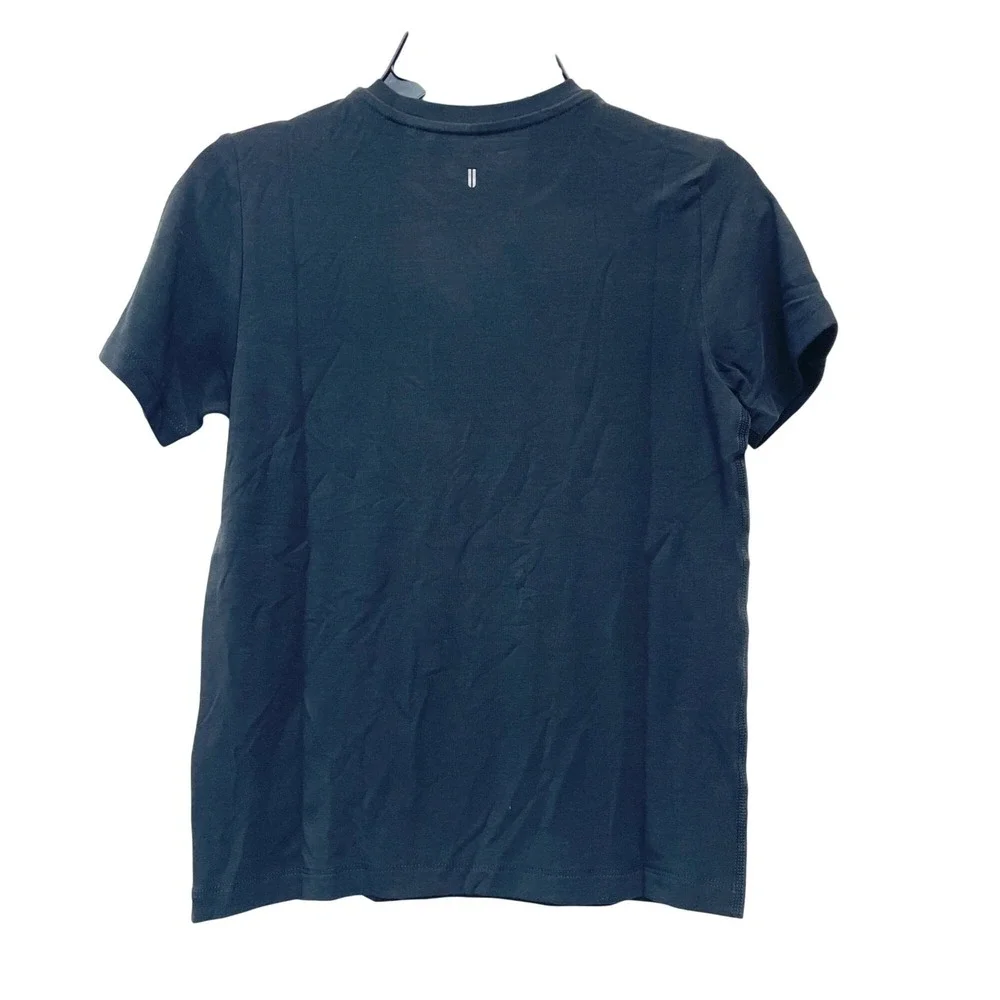 NoBull Kid's Unisex‎ Black Stretchy Training Athletic Casual Shirt Size Small