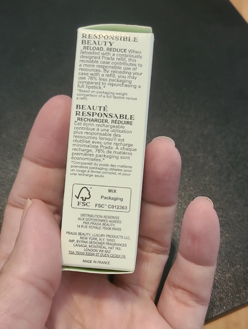 Prada balm introduces