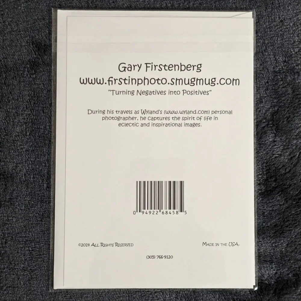 5 Gary Firstenberg greeting cards Turning Negatives Into Positives 2019 Signed