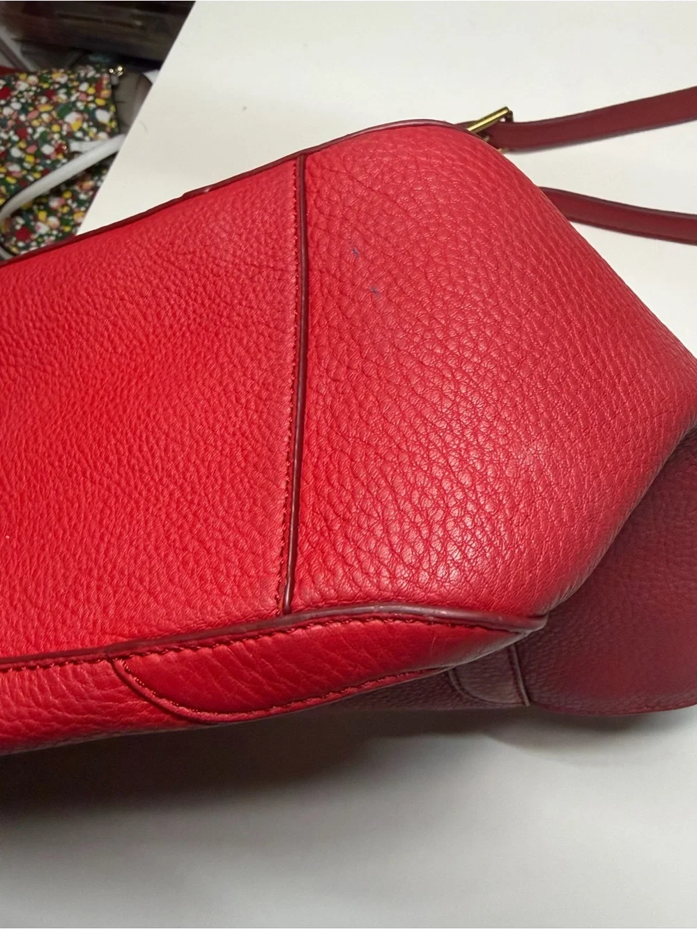 Tory Burch structured pebbled