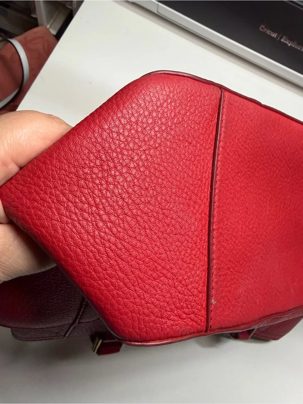 Tory Burch structured pebbled
