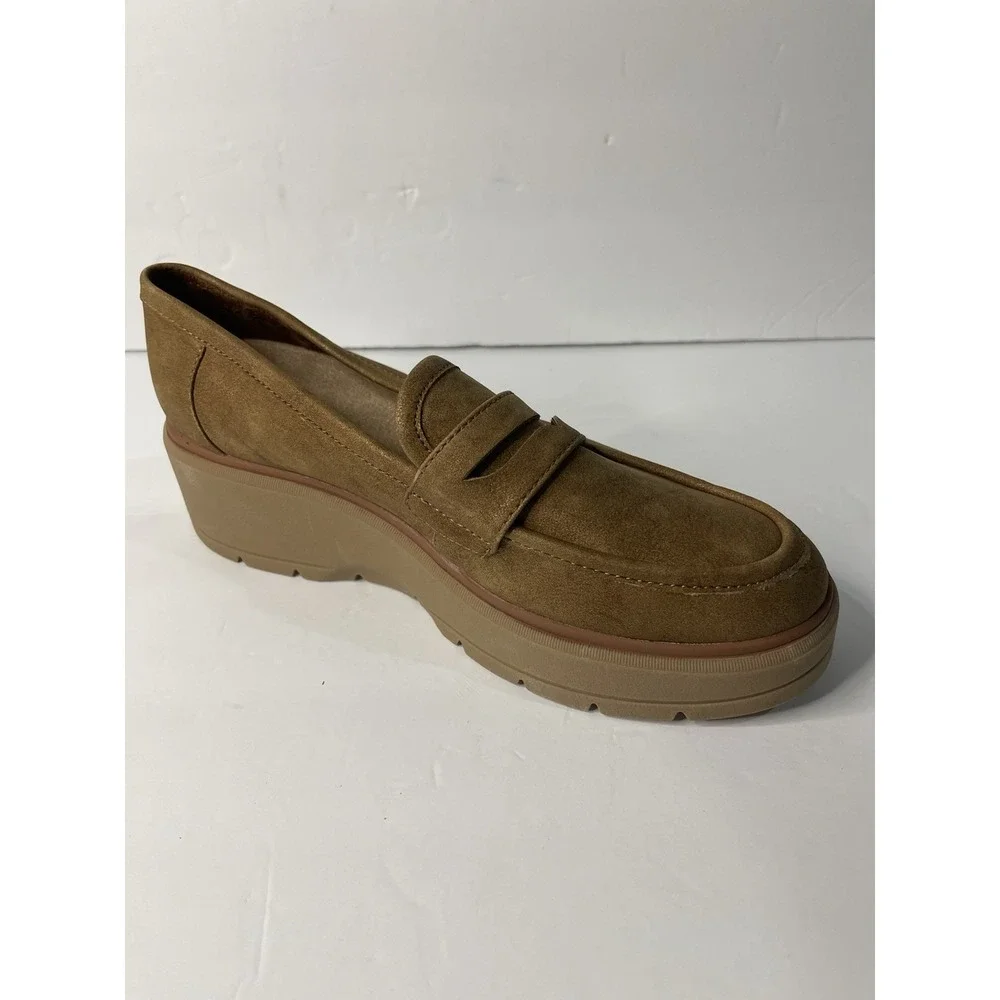 Dr. Scholl's Y2K‎ Chunky Women's Nice Day Max Loafer Platform Brown 9.5