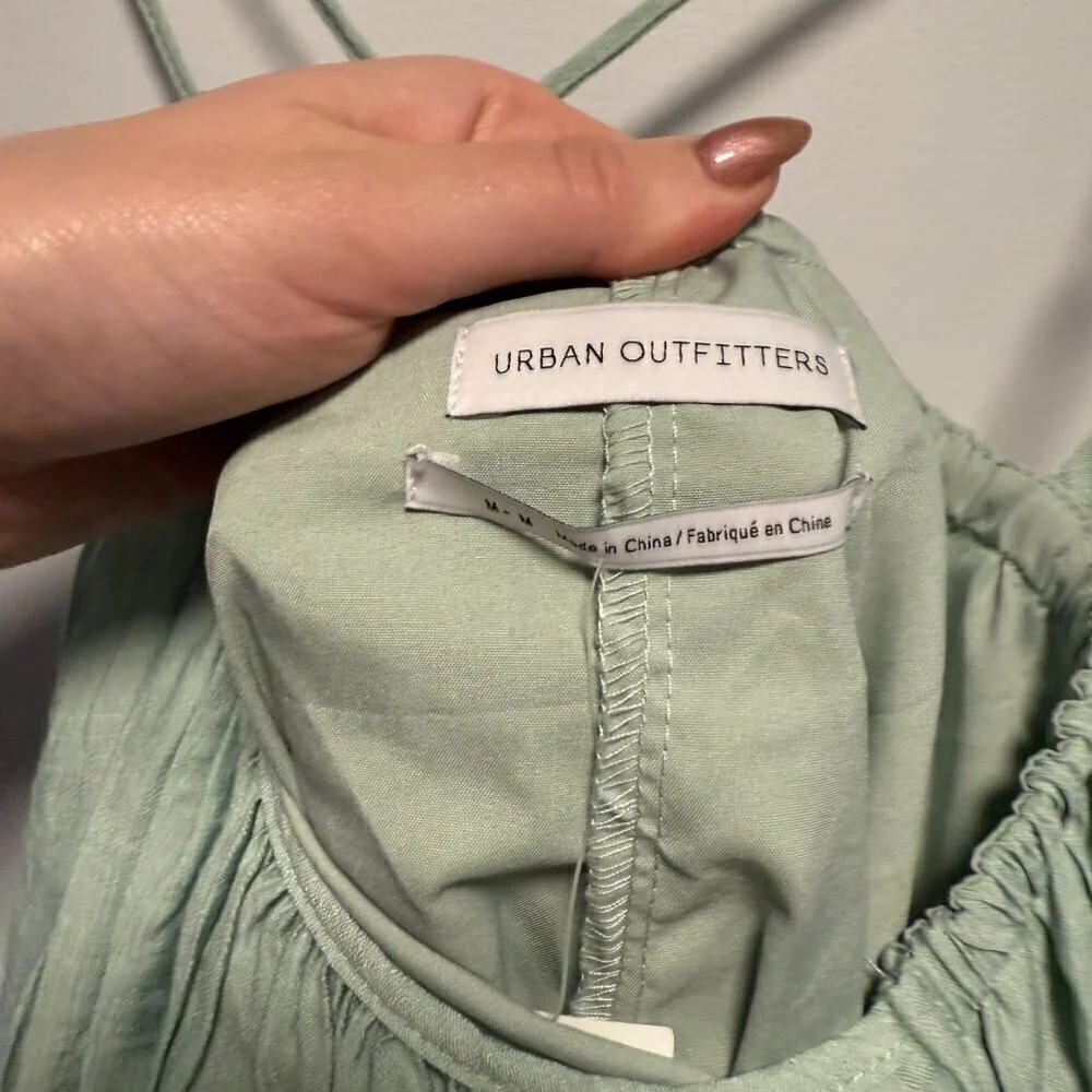 Urban Outfitters Romper Dress Light Green NWT Medium
