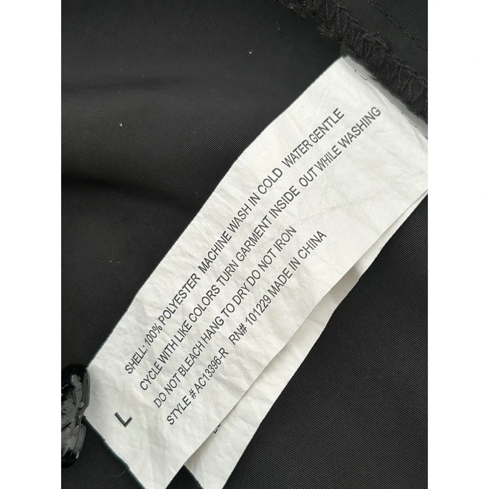 Athletic Collection by 26 International Black Utility Anorak Jacket Hooded L