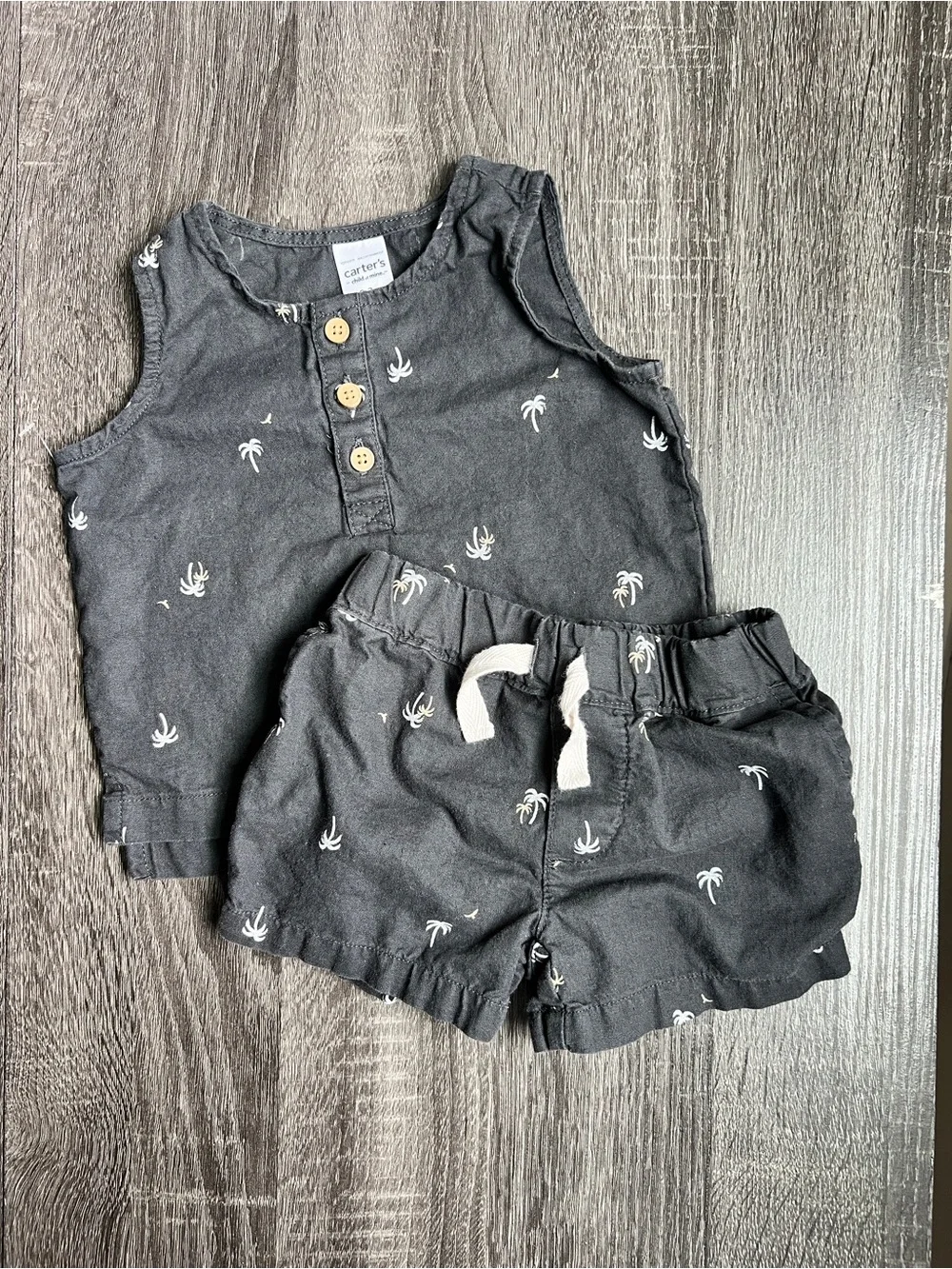 Carter’s Palm Tree 2-Piece Summer Set | 0–3M