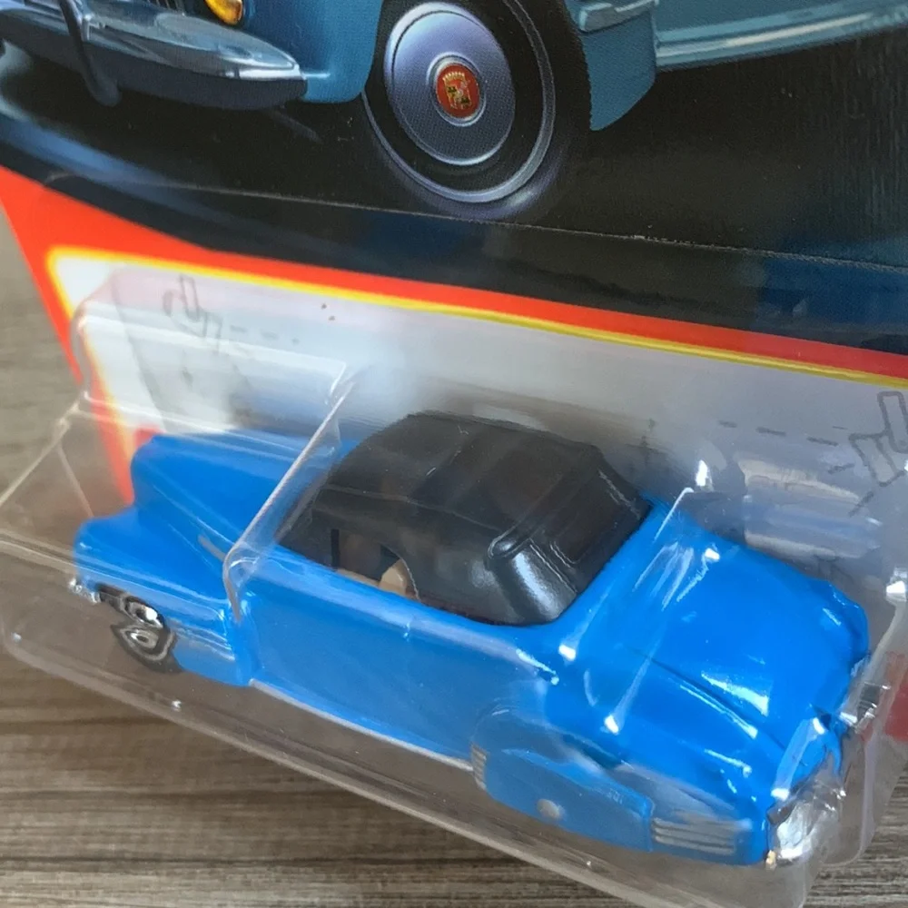 1941 Cadillac Series 62 Convertible Coupe Blue Caddy Car Matchbox Automobile New