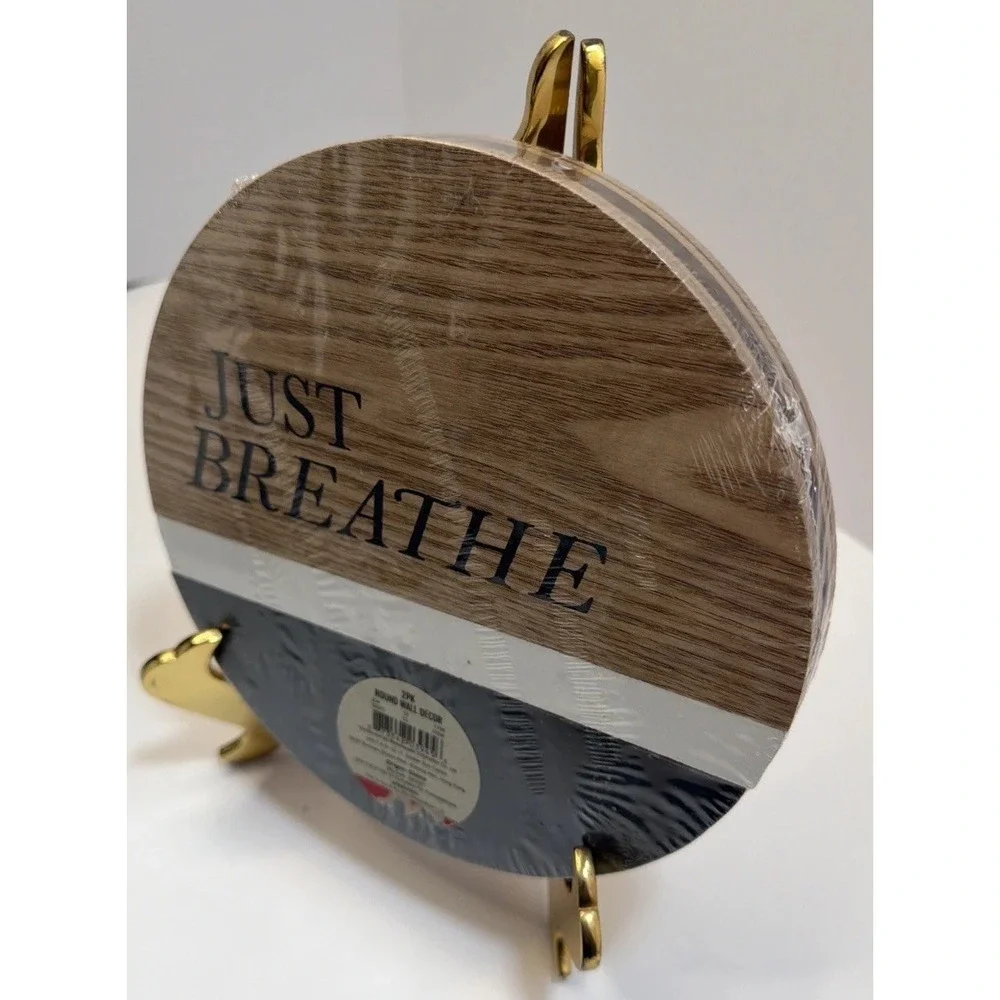 Wooden Plaque hello just