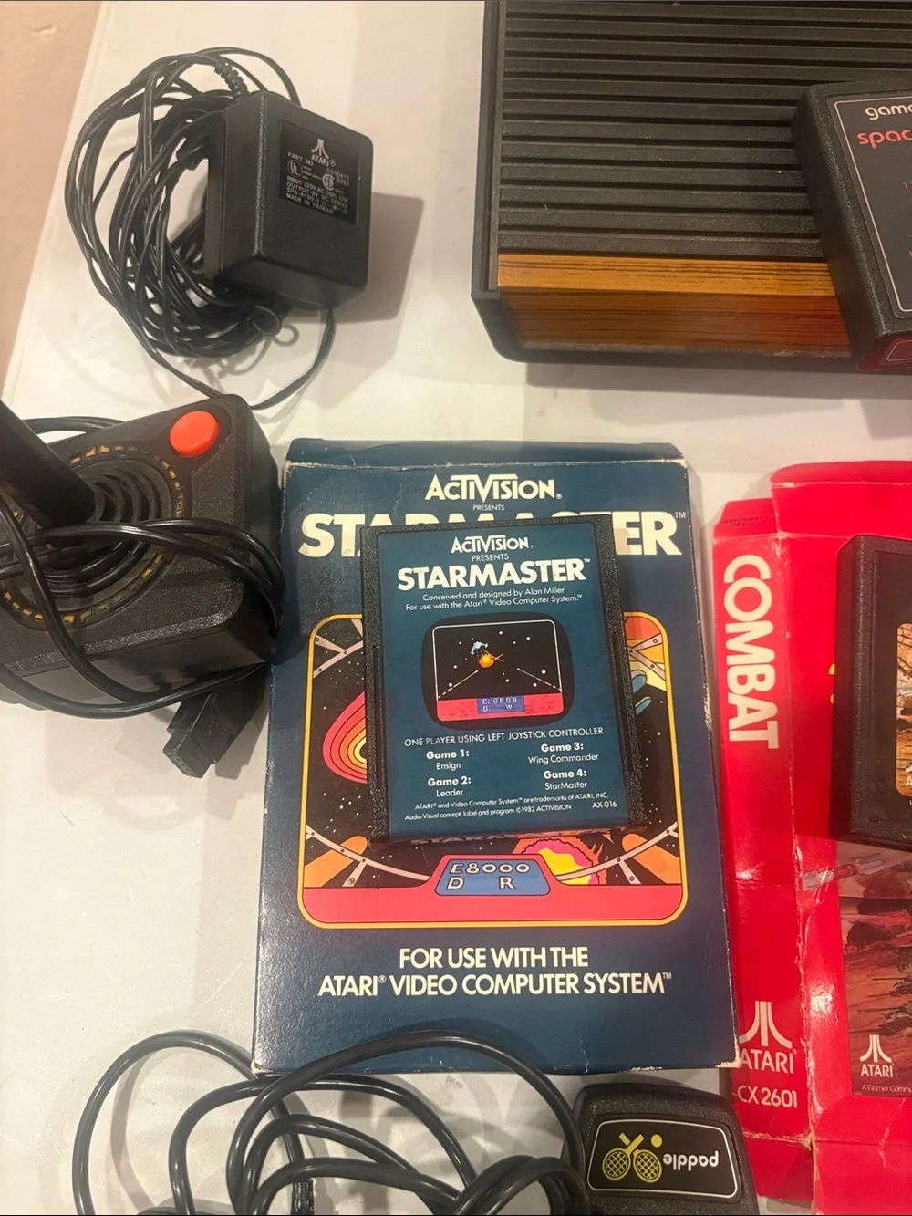Atari Classic Video Computer System Console with Joysticks Not tested (as is)