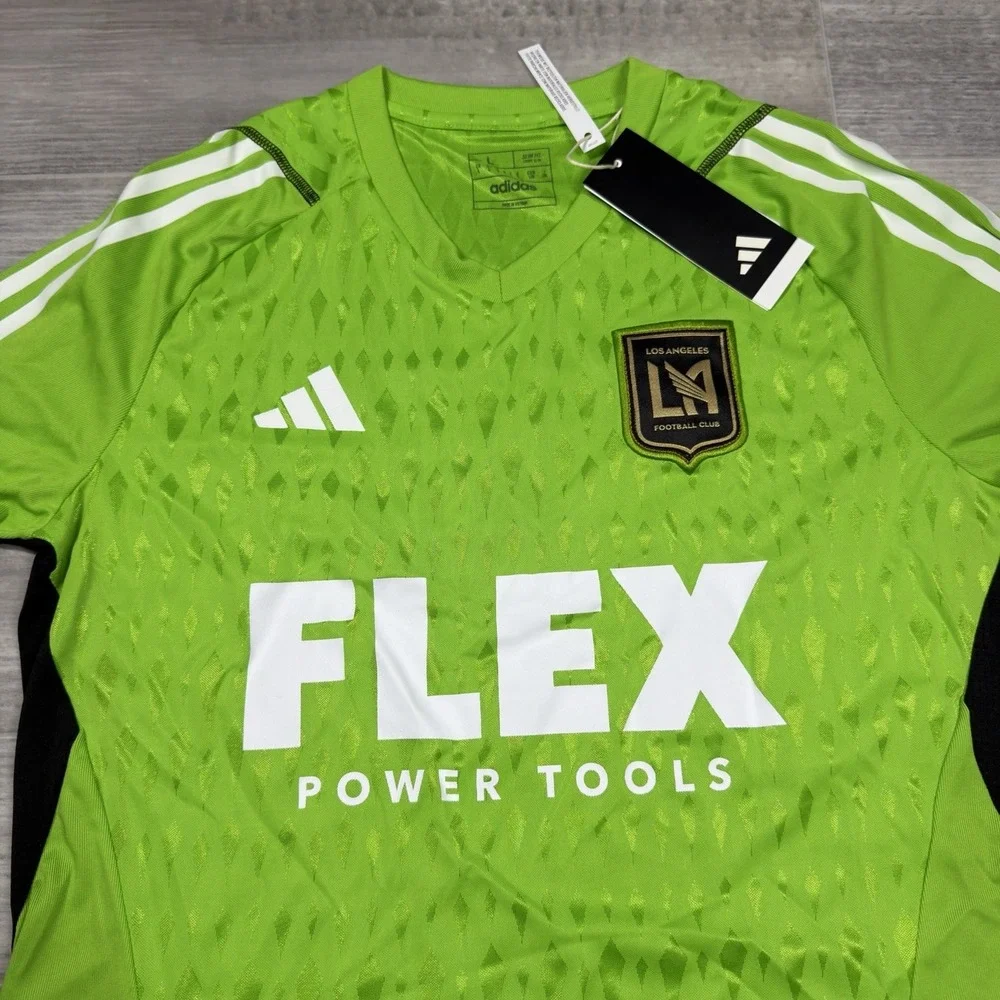 LAFC Adidas 2023 Goalkeeper Long Sleeve Jersey Men Medium Slim‎ Fit Green HY7649