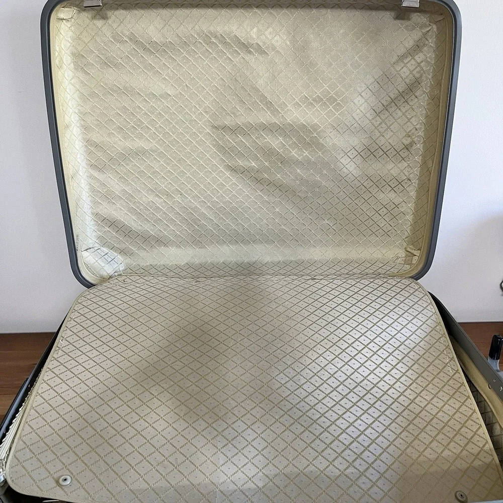 Vintage Samsonite Profile II‎ Gray Hard Case Suitcase Luggage 24 x 18 x 8.5