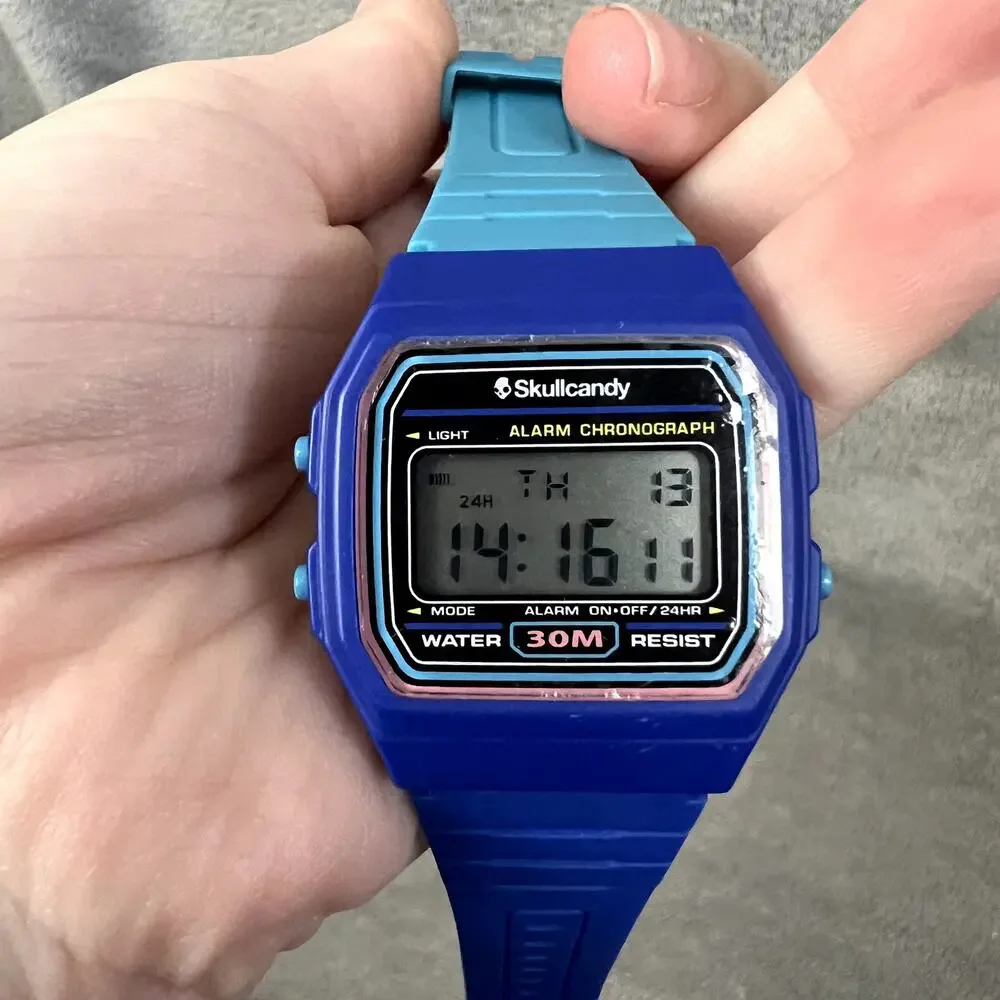 Skullcandy RAD Limited Edition 08/19 Watch 12 Moods Blue Water‎ Resistant