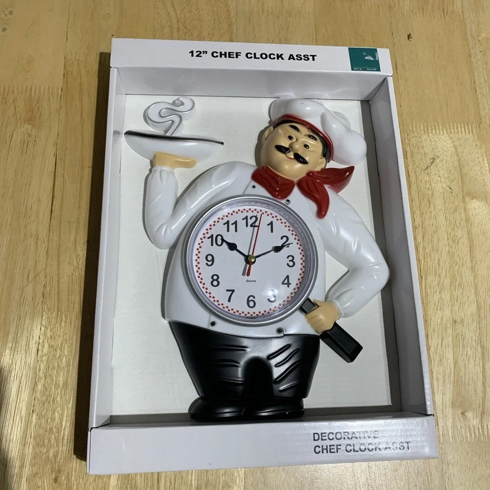 Plastic‎ Wall Clock, app. 10