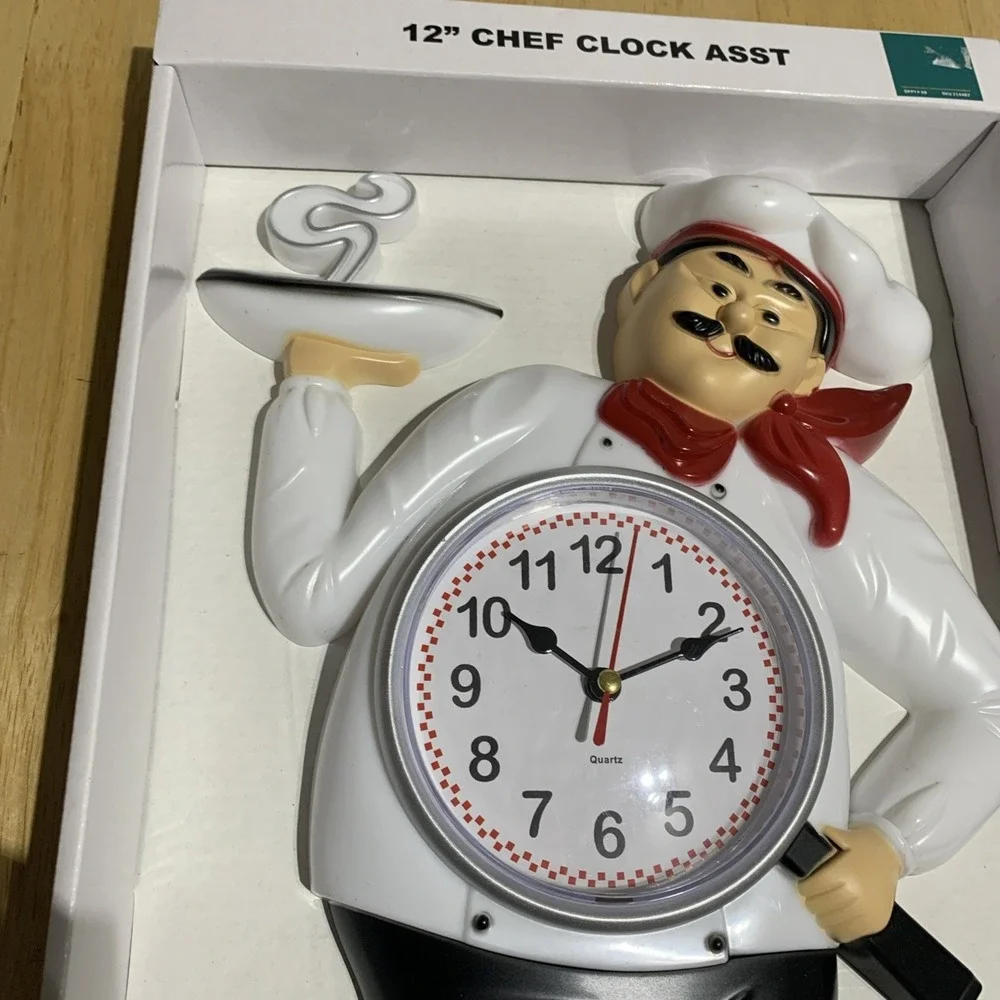 Plastic‎ Wall Clock, app. 10