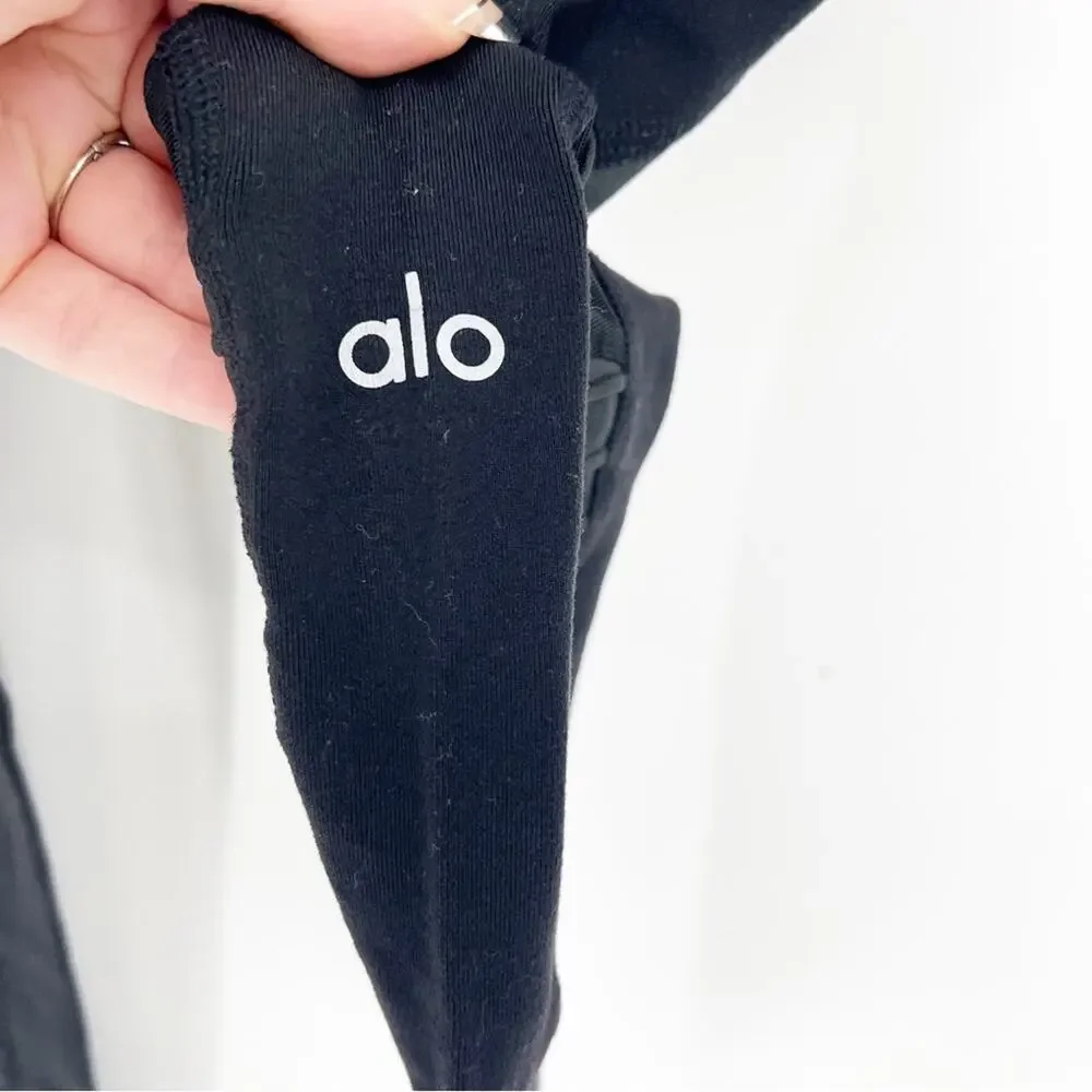 ALO Yoga Moto High Waist Leggings XS Black‎