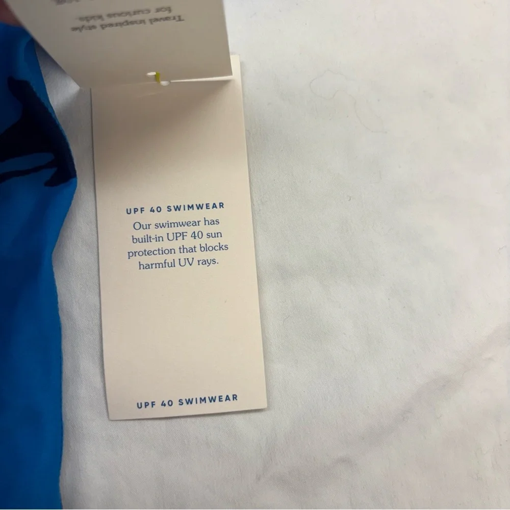 Tea Collection blue swim