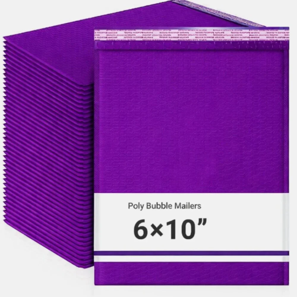 Poly‎ Bubble Mailers Padded Envelopes 50 Mailing Bags 6x10