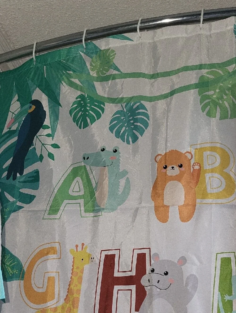 Kids Bathroom Jungle ABC Set