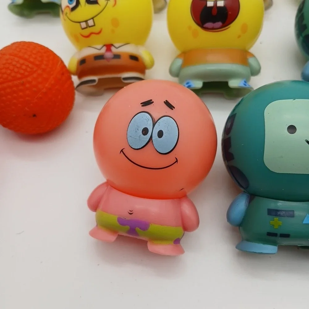 Spongebob SquarePants cupcake topper Patrick Star Bubble‎ Heads Football Toys