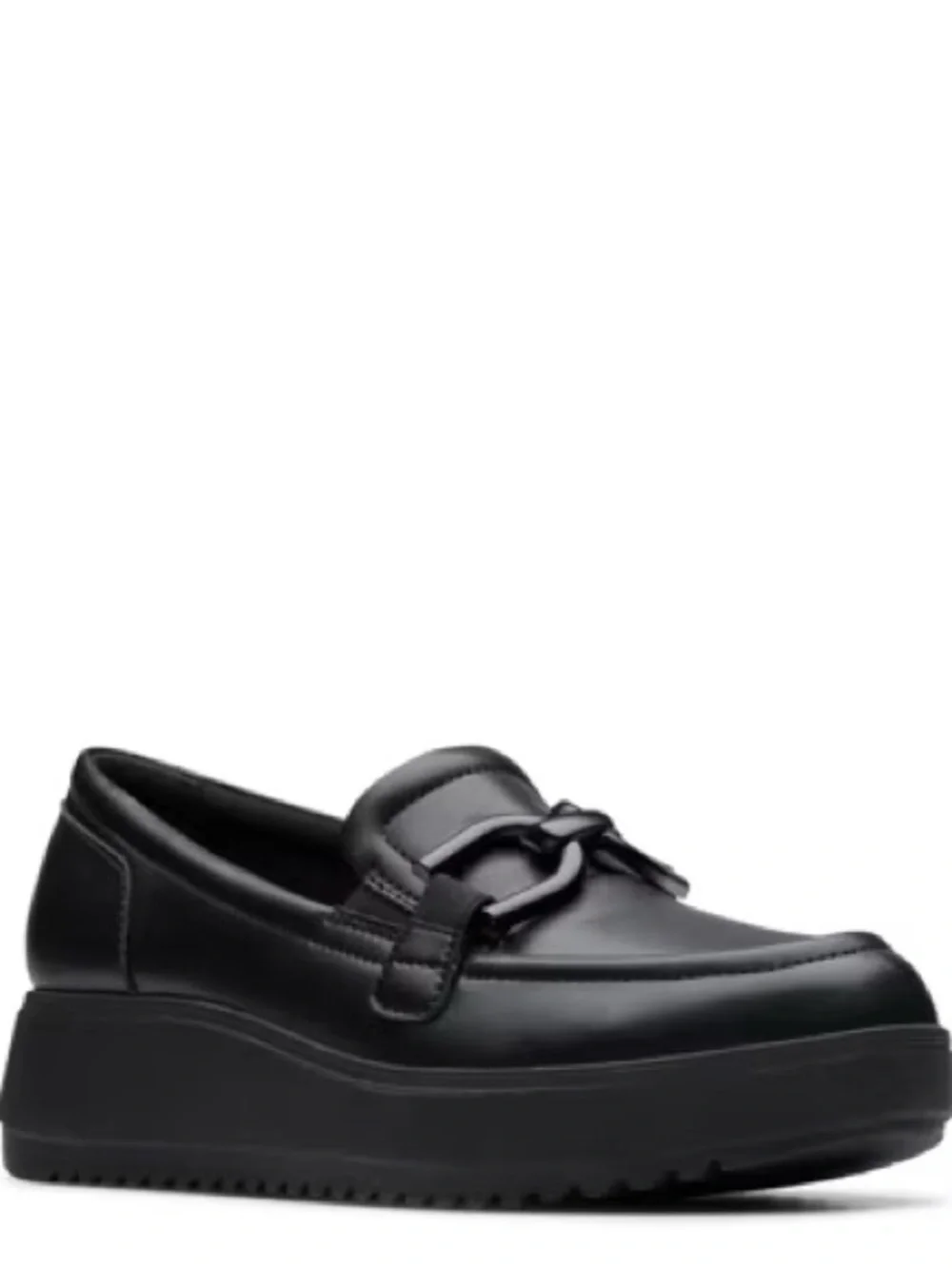 🥿CLARKS🥿LEATHER PLATFORM LOAFER🥿