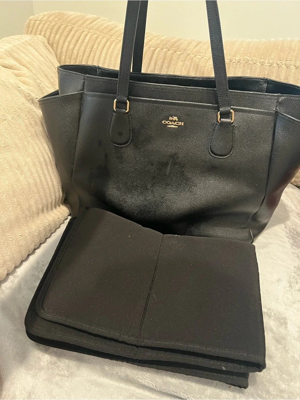 Coach baby bag