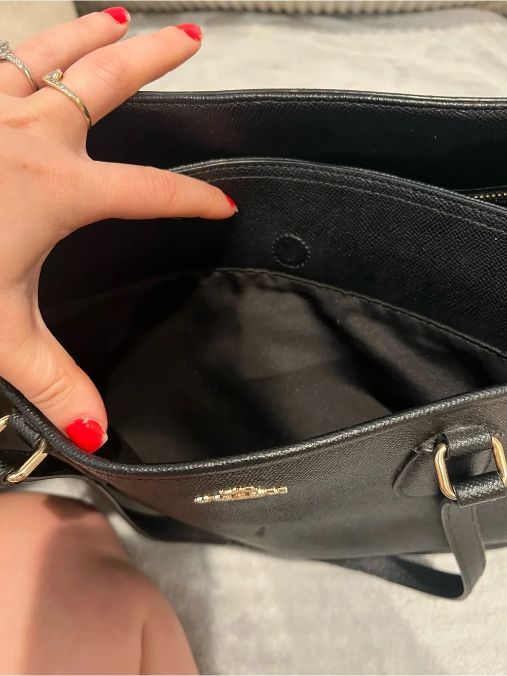 Coach baby bag