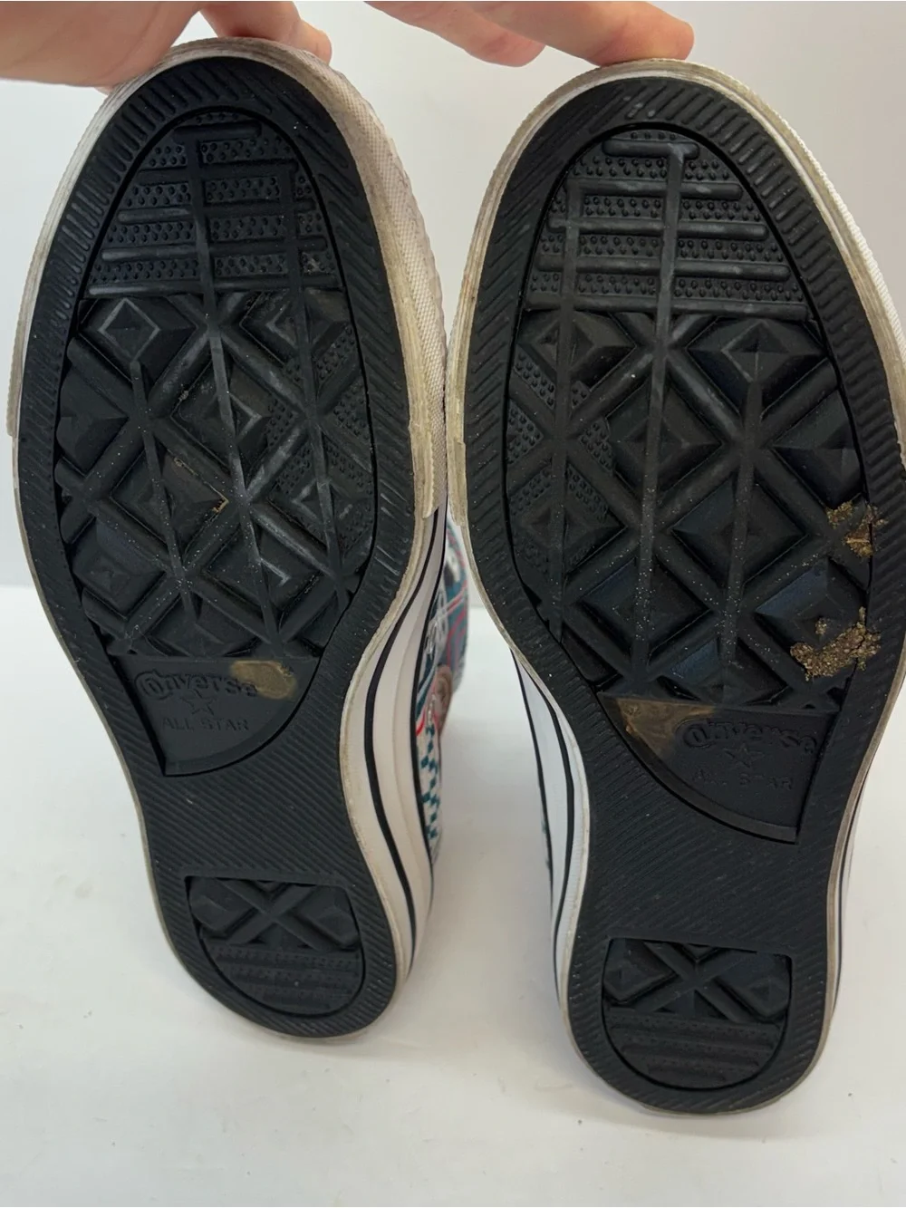 Converse Shoes M 6/W 8 Tribal Chevron Leather Chuck High Top Festival Geometric