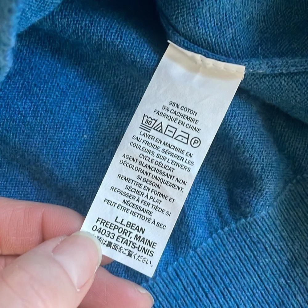 L.L. Bean teal 28 quarter
