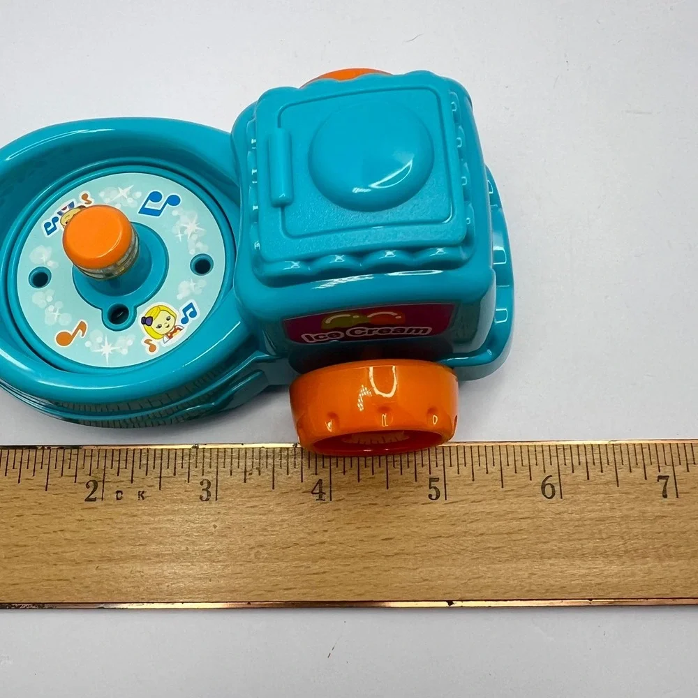 VTech Blue Ice Cream Cart Scooter Go Go Smart Friends Carnival Playset Pretend