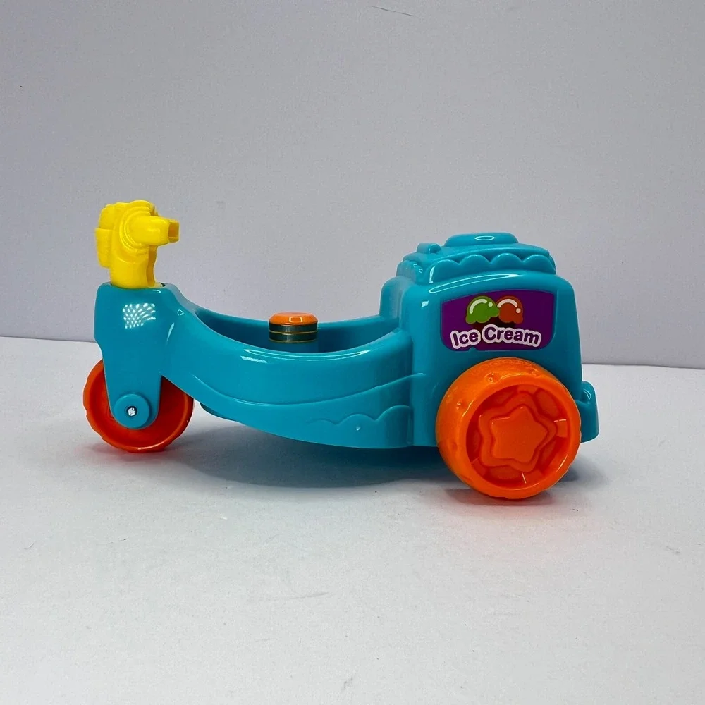 VTech Blue Ice Cream Cart Scooter Go Go Smart Friends Carnival Playset Pretend