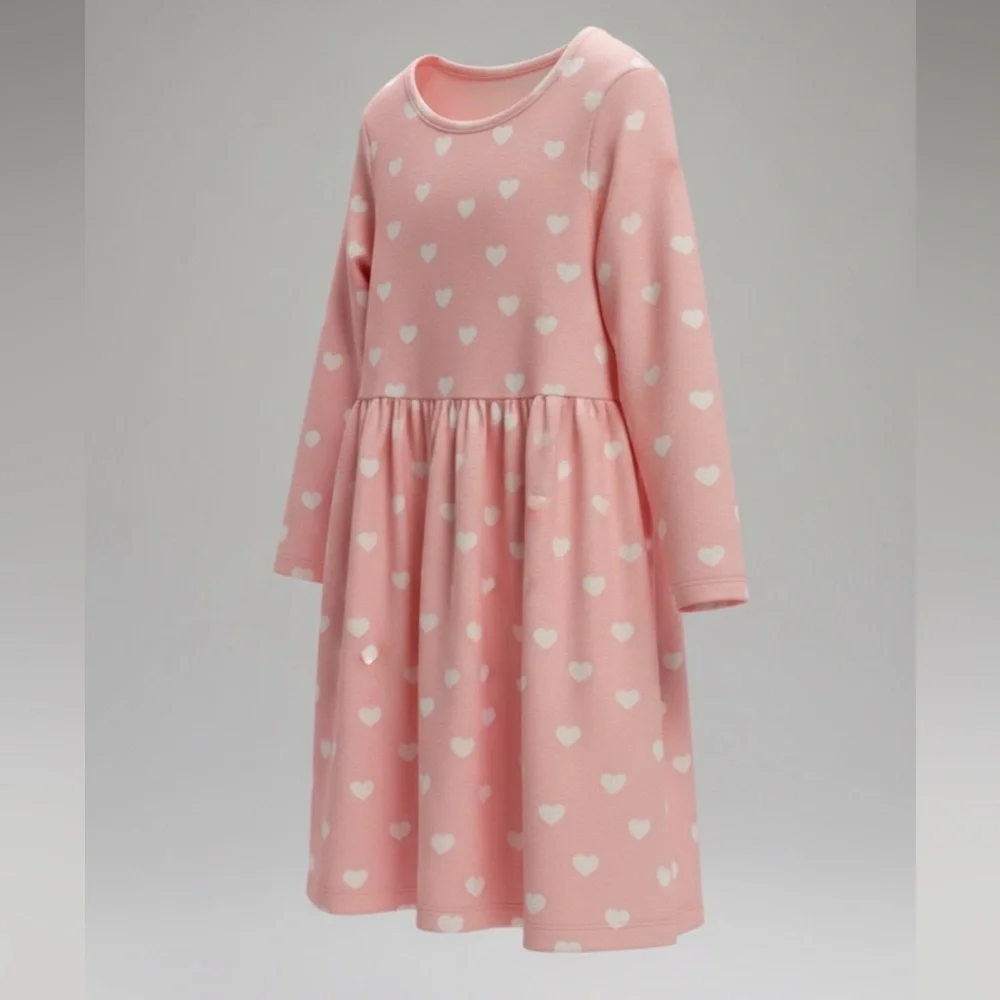 Pink Heart Casual Dress NWOT Boutique