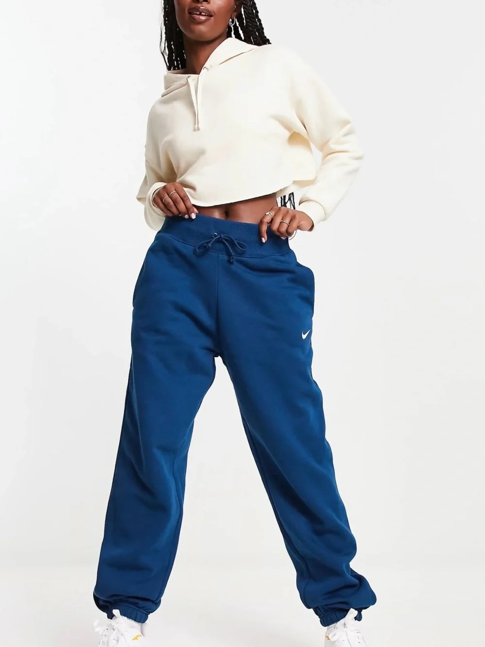 Nike Phoenix High-Waisted Oversized Fleece Joggers | Size XS