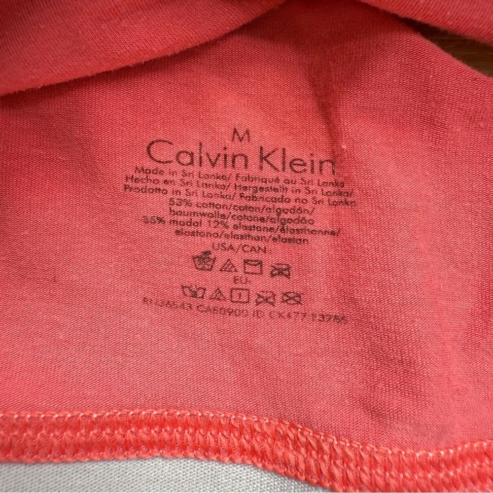 Calvin Klein coral bralette