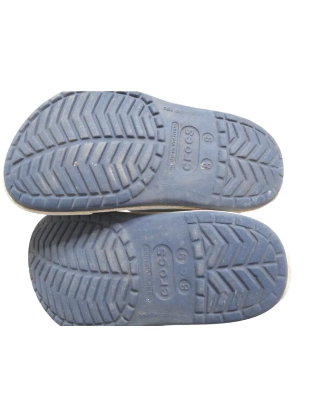 Preowned Crocs Unisex Clog Sz 8/9 Blue