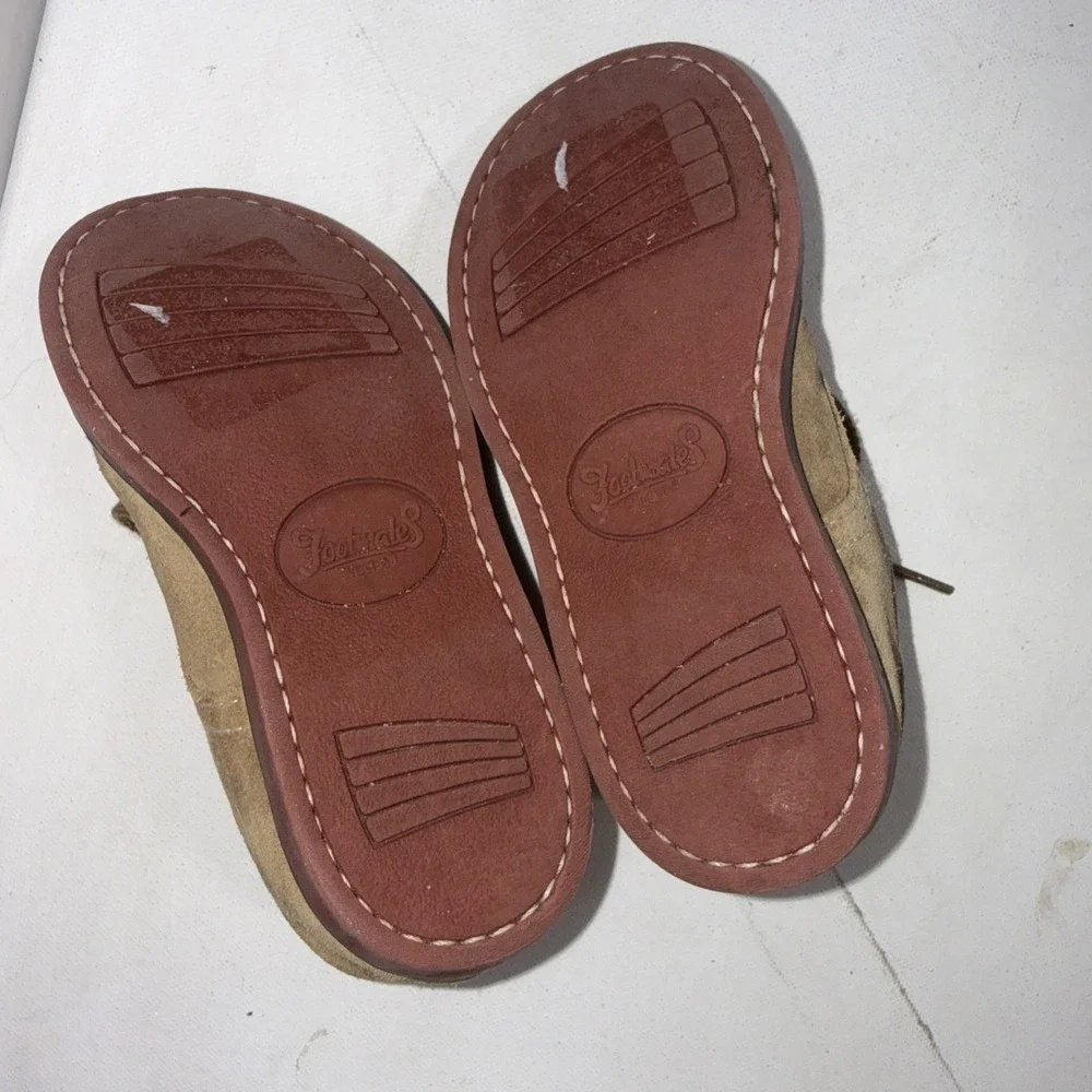 Footmates Bucky Brown Classic Leather Loafer Walking Toddler Or Kids Shoe 8 Wide