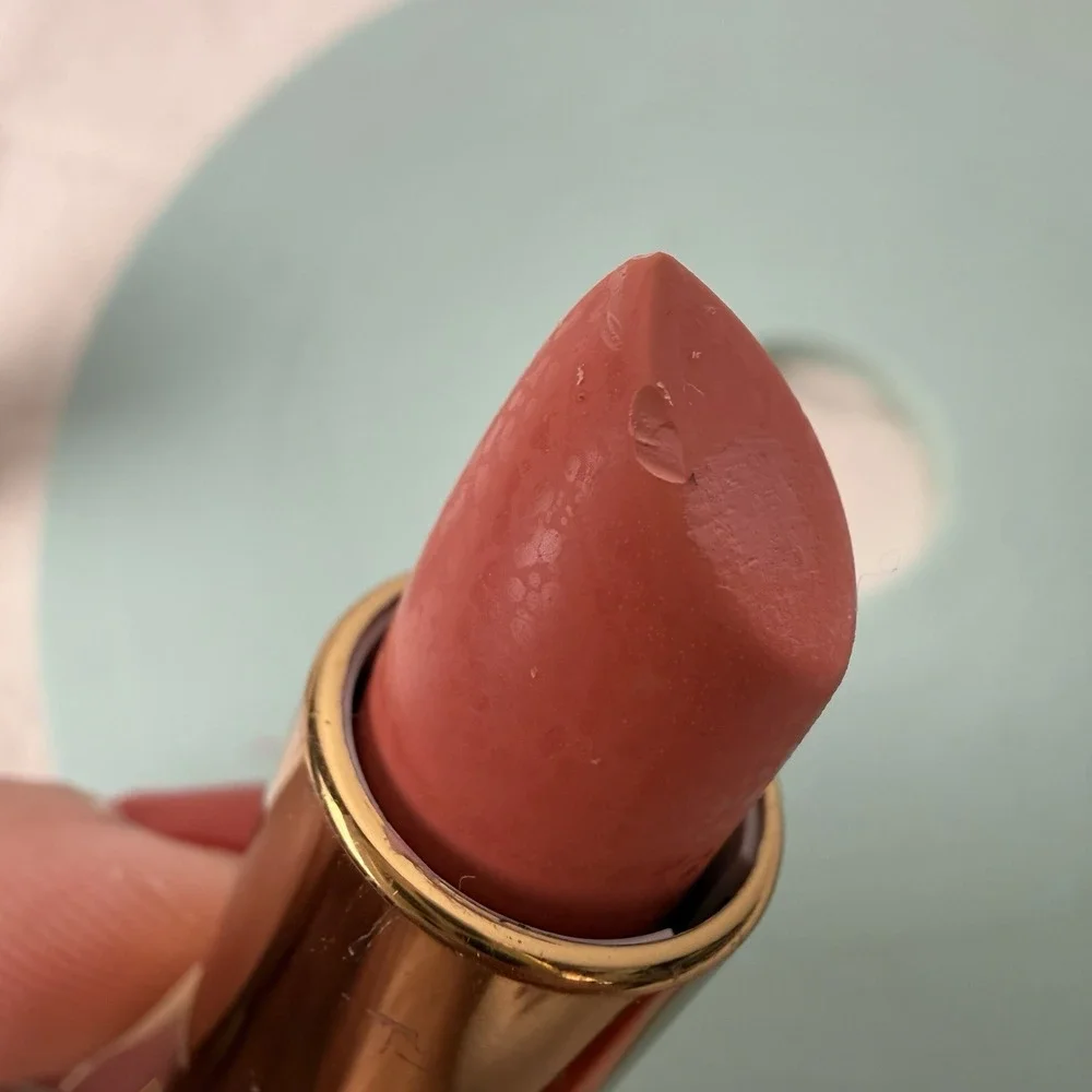 Estee Lauder All-Day Lipstick Beautiful Pink‎ White Fluted Tube Vtg Discontinued