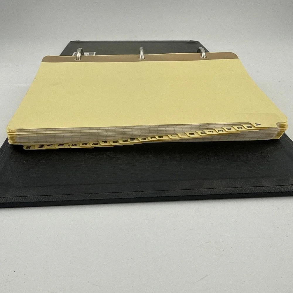Faultless Loose Leaf Books vtg ring