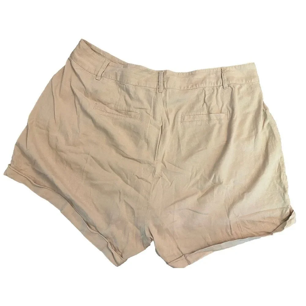 torrid spring pleated shorts