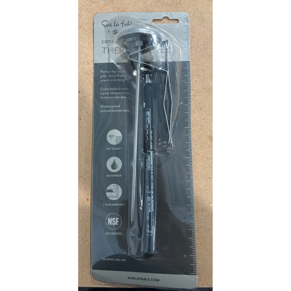 Sur La Table Candy & Deep Fry Thermometer‎ Waterproof NSF Certified New