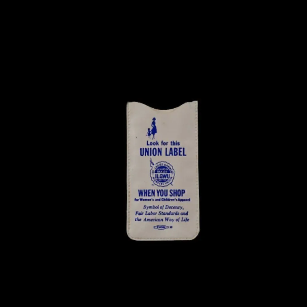 ILGWU Union Label Vintage Sewing Mending Kit Ladies Garment Workers Union