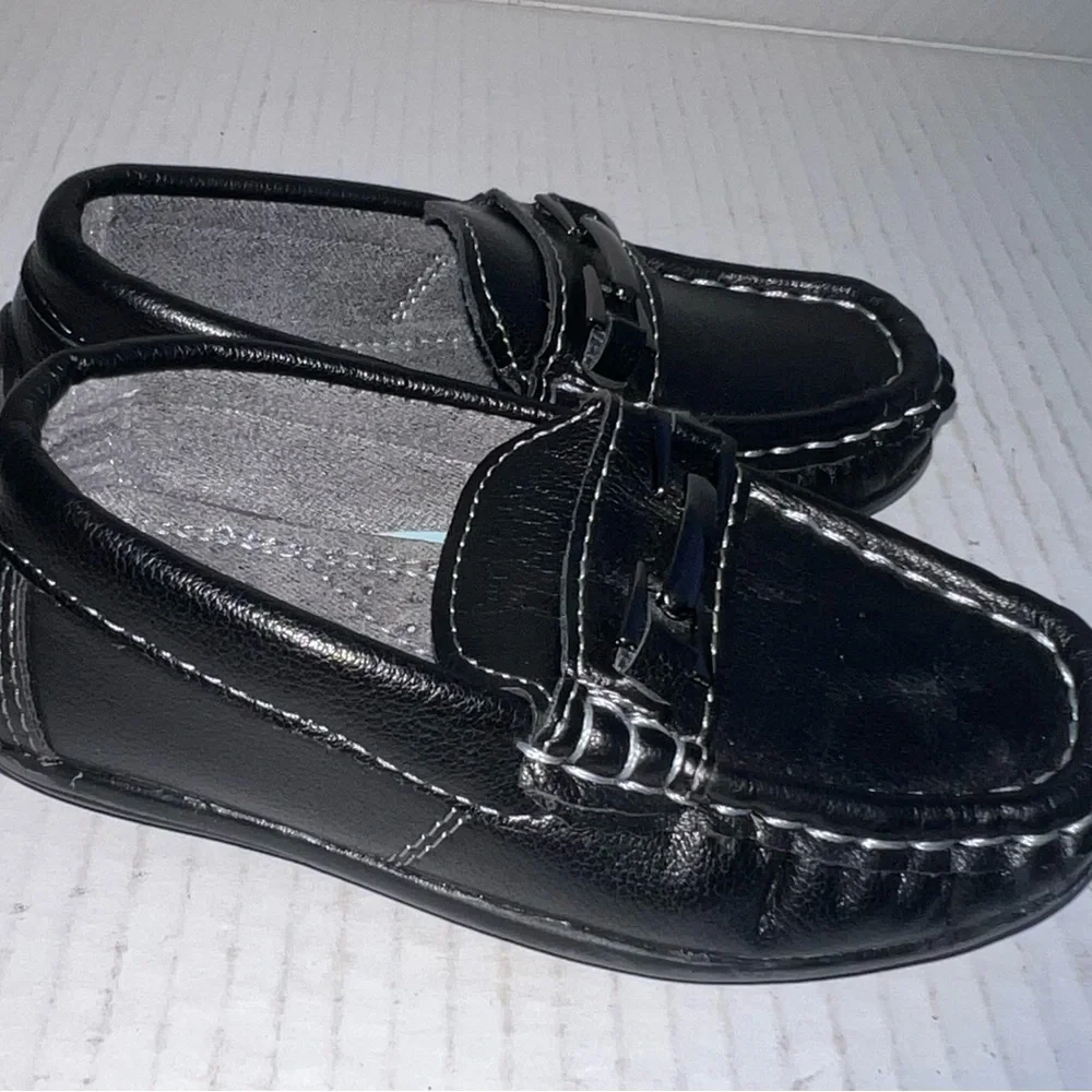 JOSMO Black Leather Bit Loafer‎ Shoes Toddler Kids Size 6
