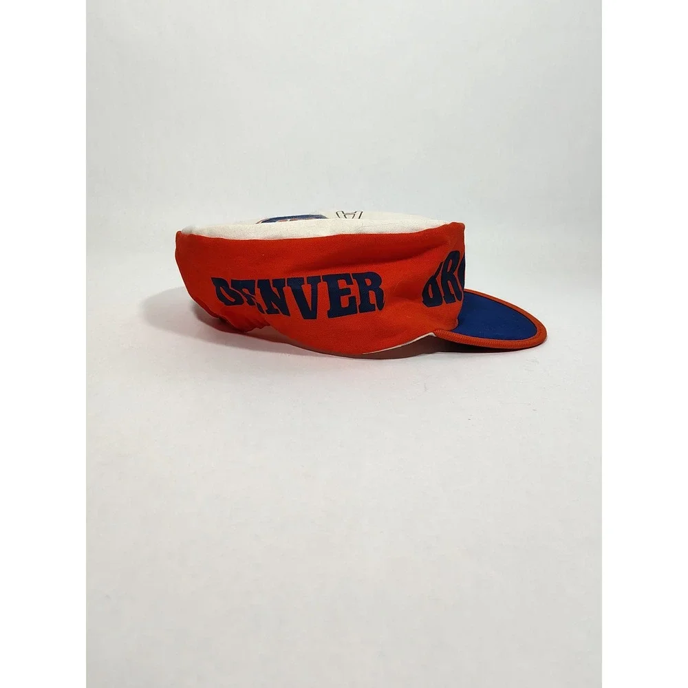 Denver Broncos VTG Orange Blue NFL painters Hat One Size Fits All Twings Ent Inc