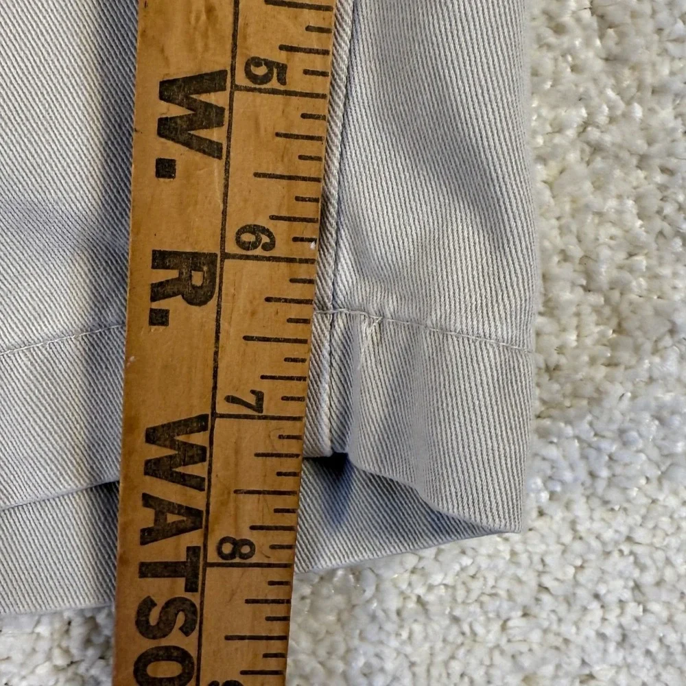 Savane Mens Khaki Chino Shorts Pleated Front Size 38 Casual Retro Y2K Classic‎