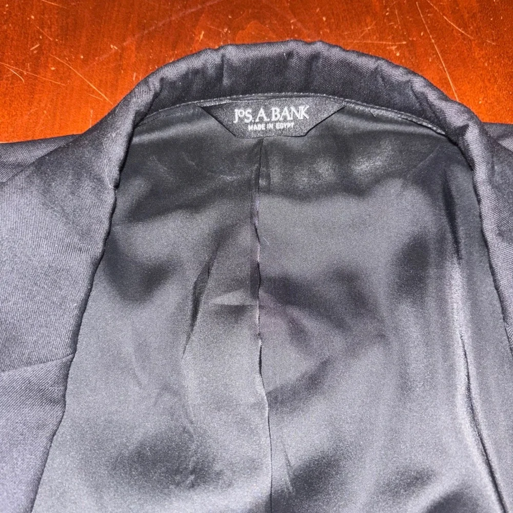 Jos A Bank | Travelers Collection | Black Wool Blazer |‎ Men's 42L