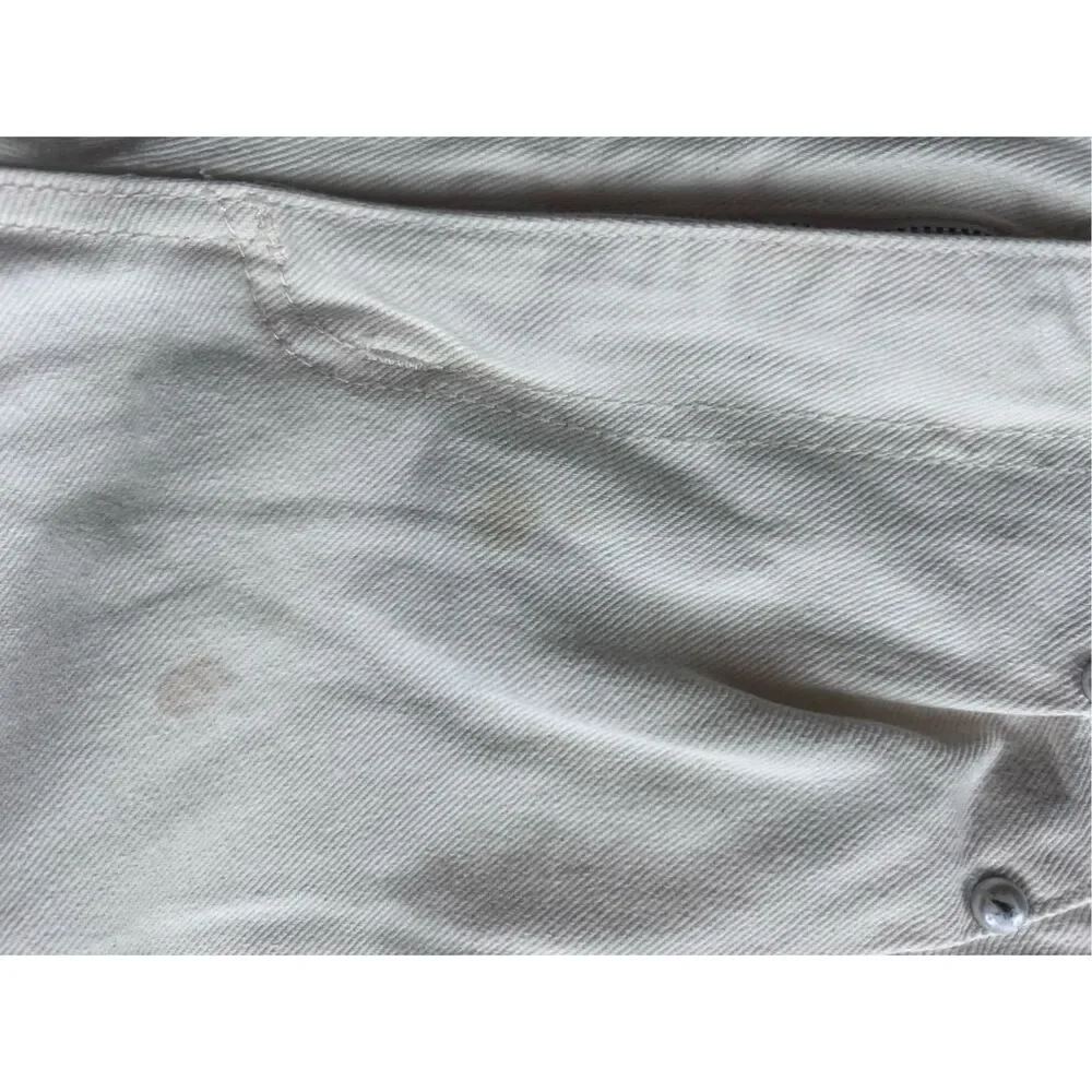 Love Tree Paper-bag Waist Denim Shorts Medium Khaki‎ Tan size large
