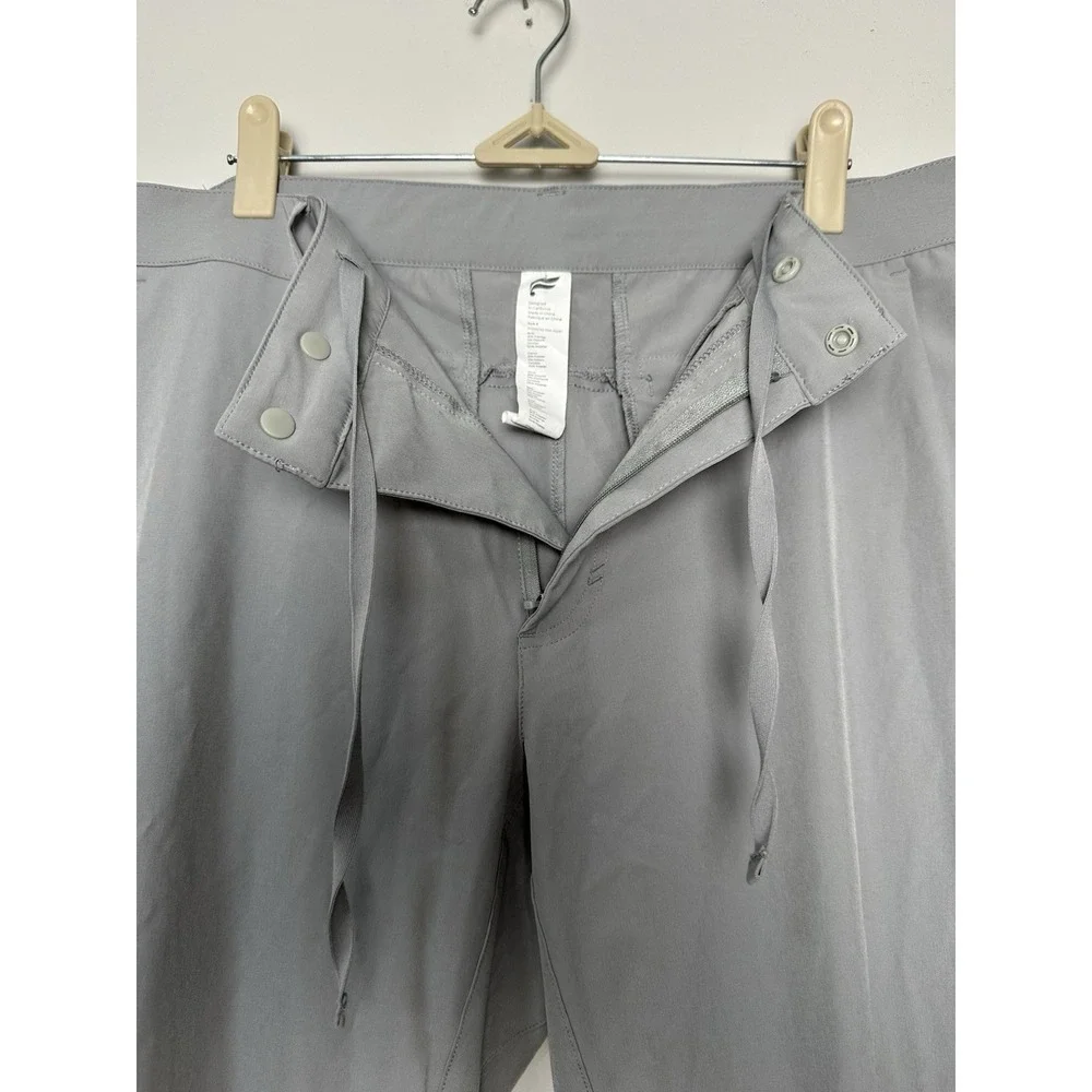 Fabletics The Only Pants Mens Size‎ Small Chino Shadow Gray Stretch Pockets